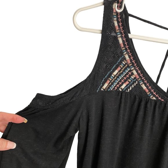 Women's Xhilaration Cold Shoulder Top - Picture 6 of 15